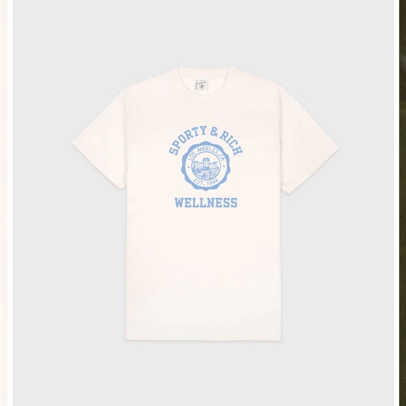 Sporty & Rich Emblem T-Shirt - Picture 3 of 4